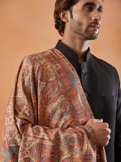 Pashmoda Men Shahi Mehfil Kaani Shawl (Size: 101x203 Cm)