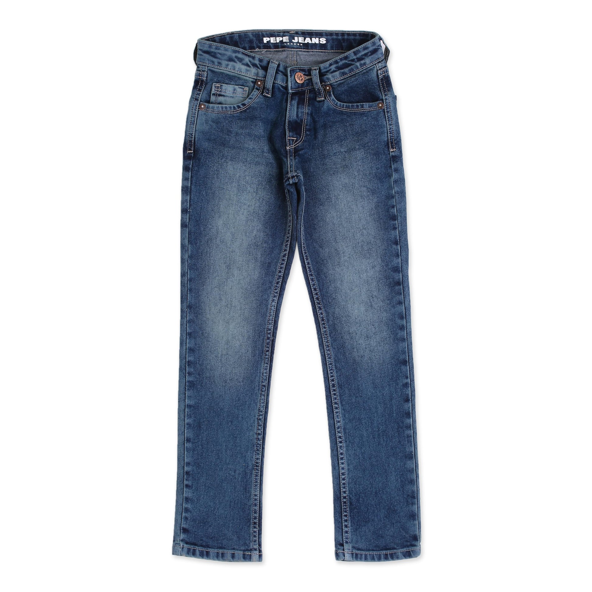 Pepe Jeans BoyS Slim Jeans (Pb201995J67_Med Tone Denim