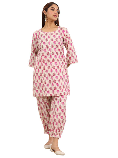 Libas WomenS Cotton Co-Ord Set (400437H