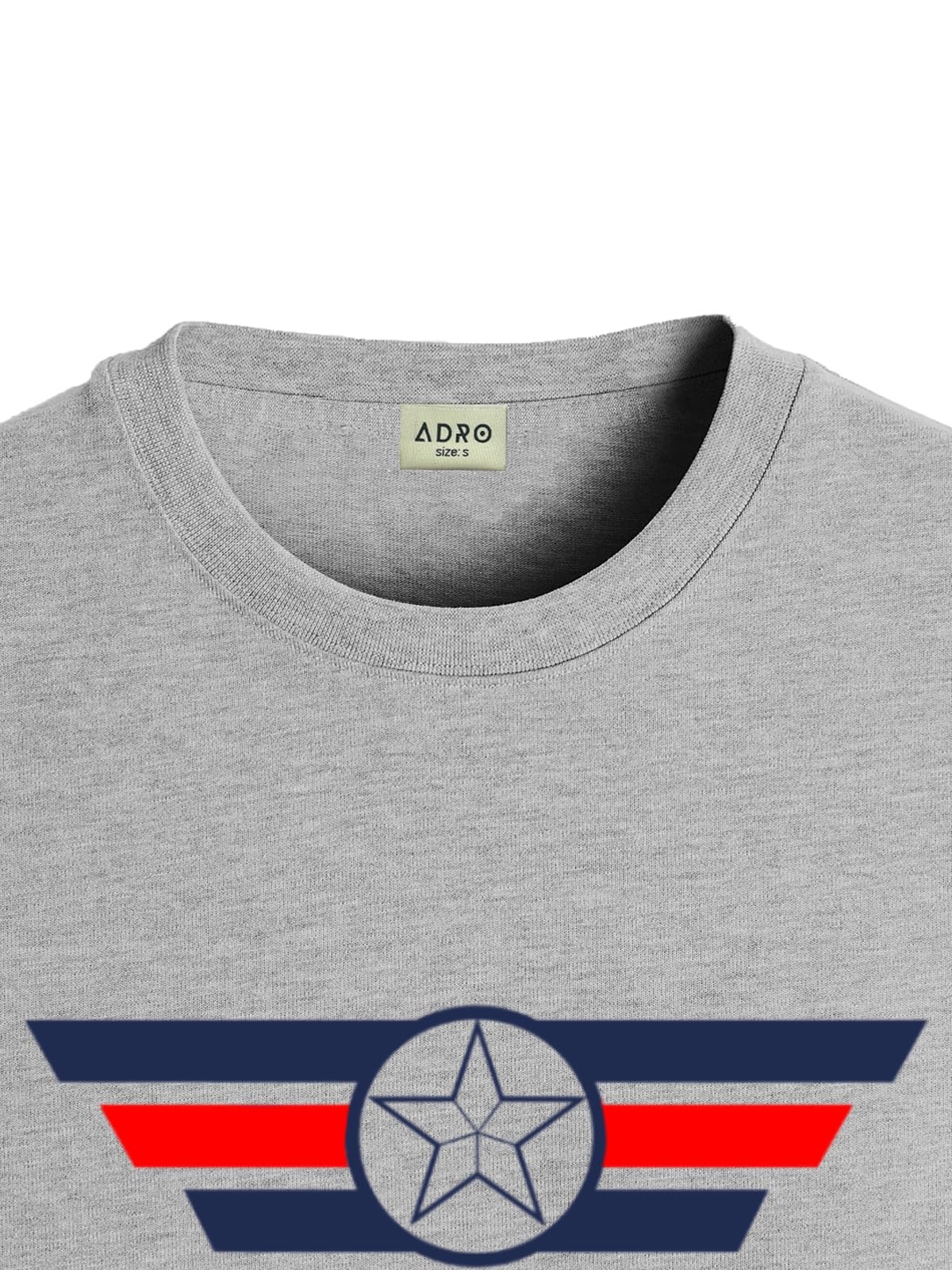 ADRO Tshirt for Men | Printed T Shirt for Men | 100% Cotton T-Shirt |Printed T Shirt | T-Shirts | RN24-CAP-GR