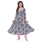 Tissu Women'S Rayon Multicolored Floral Printed Angrakha Kurta 2212_Multi_6Xl