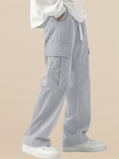 Indoprimo MenS Regular Trouser (Bull 007_Grey