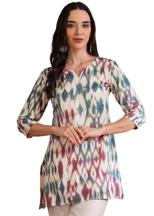 Dsk Studio Poly Rayon Short Kurti For Women & Girls