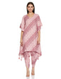 Ketch Polyester Womens Kaftan With Dhoti Pants (Khk3000627_Mauve