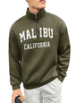 Noble Monk MenS Relax Fit Sweatshirts | Drop Shoulder High Neck Zipper | Long Sleeve Sweatshirts For Men