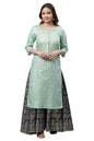 Aurelia Women's Viscose Regular Shirt (23AUA14689-507575_Mint Green
