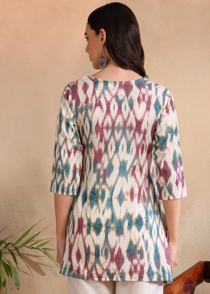 Dsk Studio Poly Rayon Short Kurti For Women & Girls
