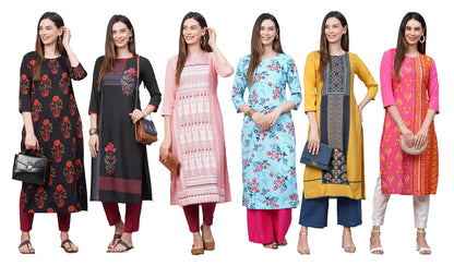 ANNI DESIGNER Crepe Women's Casual Kurta