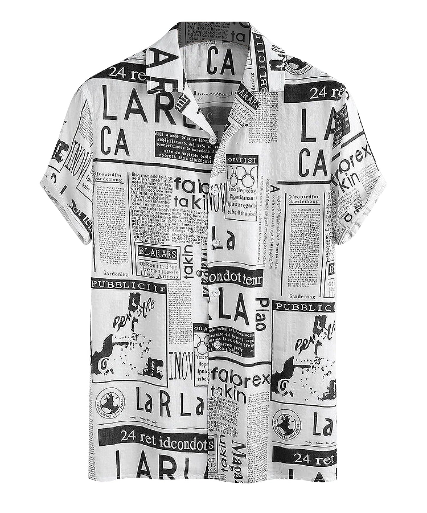 Rebelify Half Sleeve Printed Shirts For Men Regular Fit Printed Spread Collar Casual Shirt Lycra Fabric With Combo Shirt (Pack O