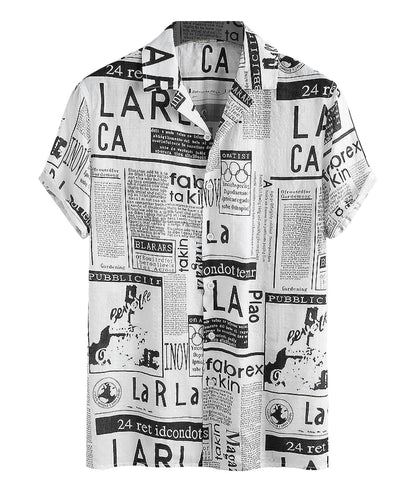 Rebelify Half Sleeve Printed Shirts For Men Regular Fit Printed Spread Collar Casual Shirt Lycra Fabric With Combo Shirt (Pack O