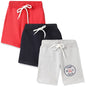 T2F Boys Cotton Printed Shorts with Two Side Pockets (Pack of 3)