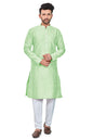 Be Active MenS Cotton Embroidered Lucknowi Green Kurta Set || MenS Kurta Pajama || MenS Kurta Pajama Set || Kurta Pajama For