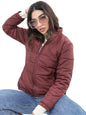 Ketch Womens Regular Fit BURGANDY Jacket