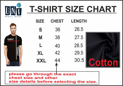 Uniplanet Store MenS Cotton Hanuman Face Round Neck Black T-Shirt Regular Fit T-Shirt