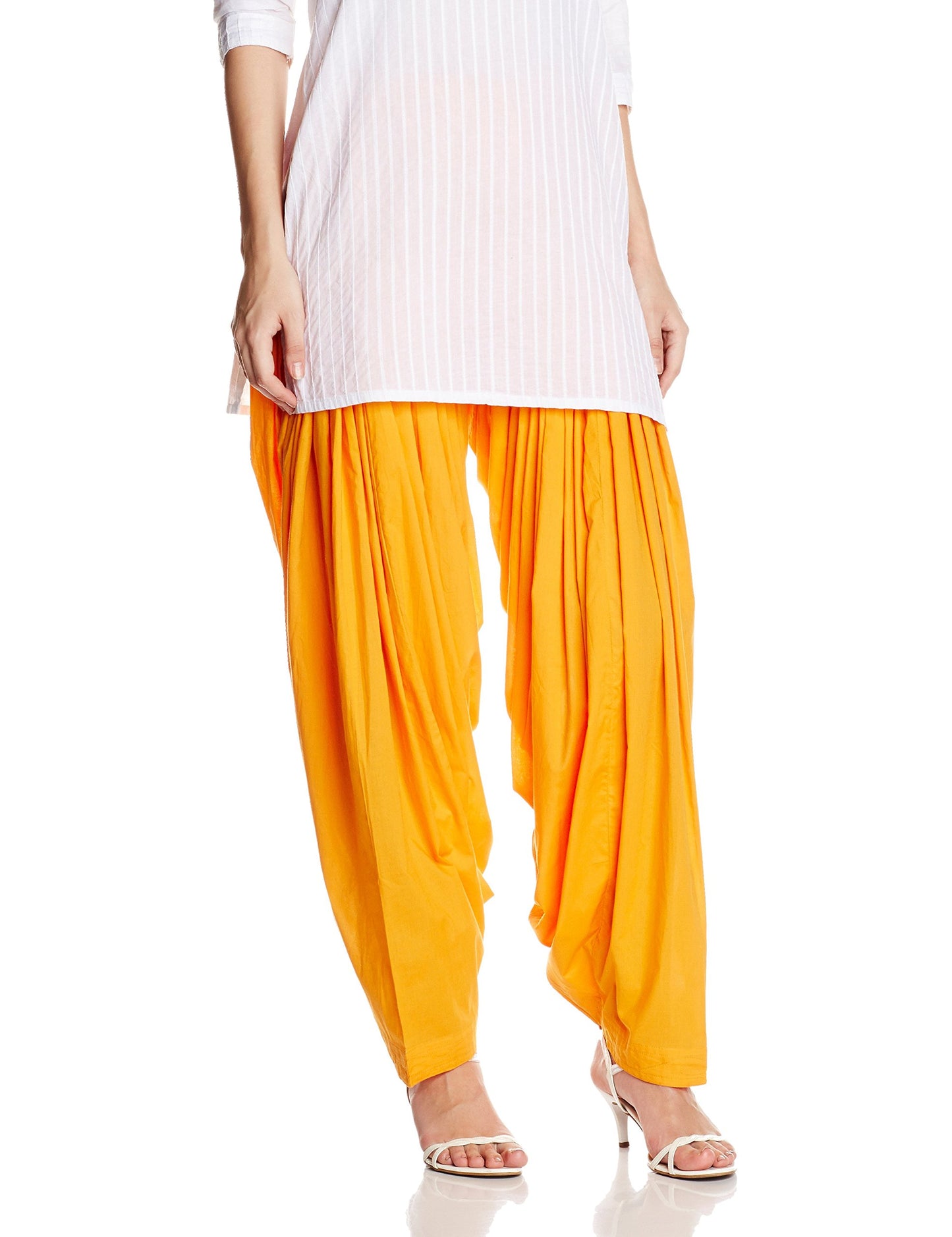 Aurelia Women'S Patiala (Crk60025-01574_Yellow_Free Size)
