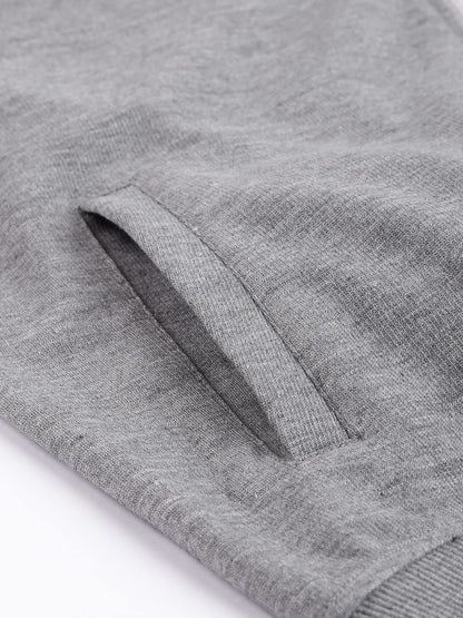 Dennis Lingo MenS Poly Cotton Sweatshirt - Front Open Zipper, High Neck, Full Sleeves, Regular Fit, Casual Winter Wear For Men