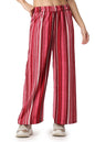 POPWINGS Casual Floral Printed Loose Fit Trousers for Women || Summer Wear Women Trousers Stylish Pull-On Women Trousers || Comf