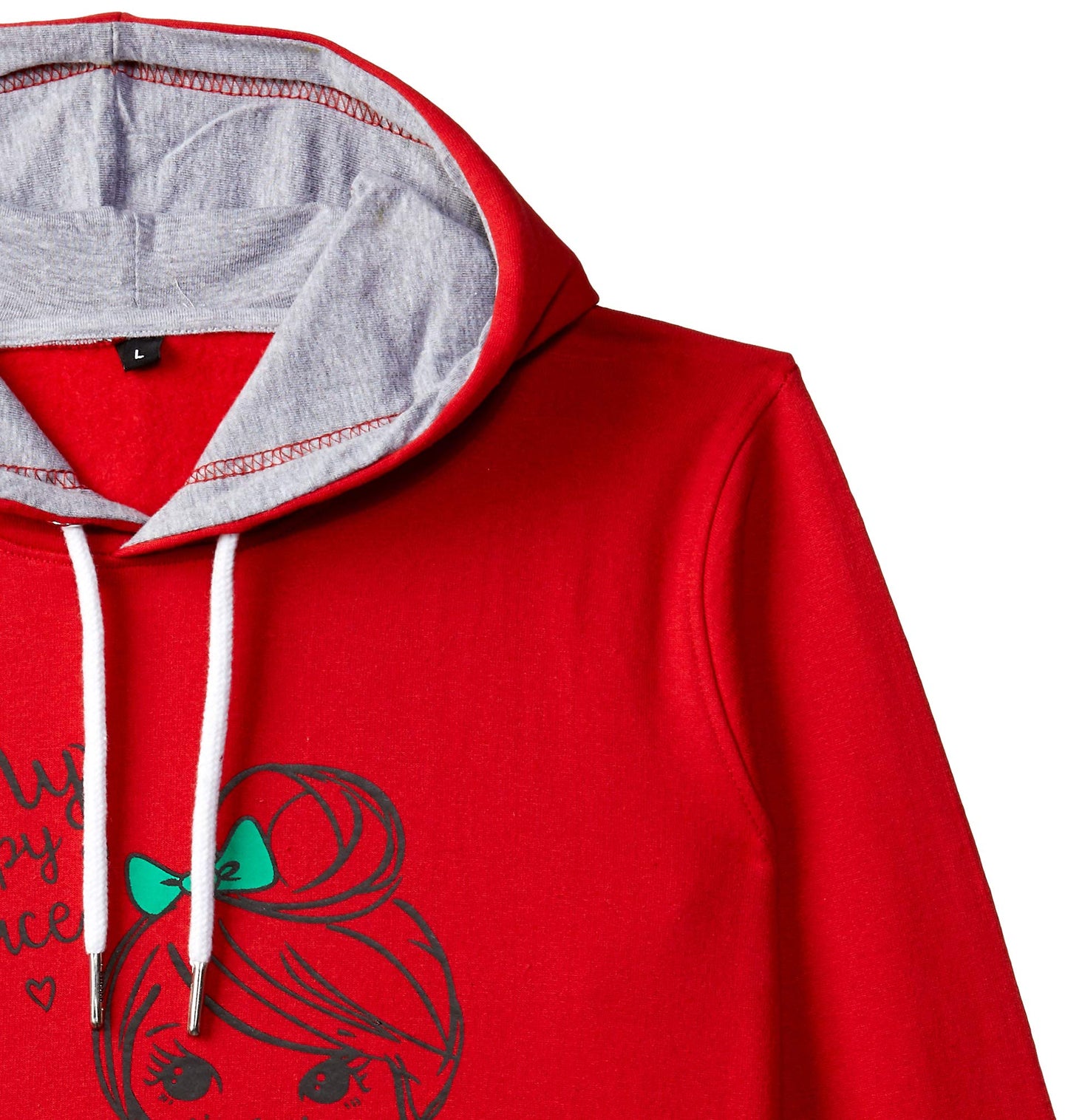 T2F Girls Cotton Hooded Neck Sweatshirt