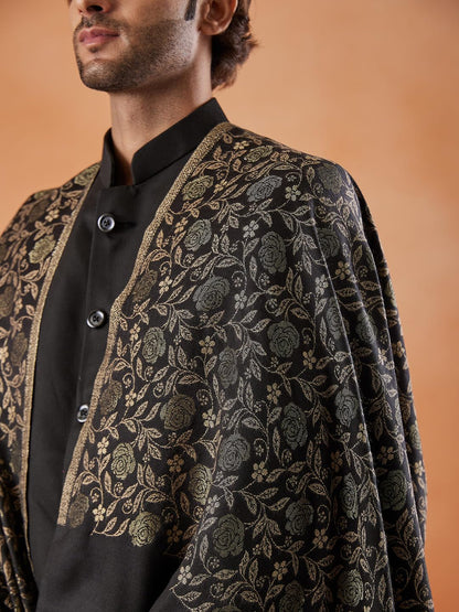 Pashmoda Men Gulnari Kaani Stole (Size 71x203 cm)