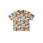 Pepe Jeans Eskil Ss Oversized Allover Printed T-Shirt White
