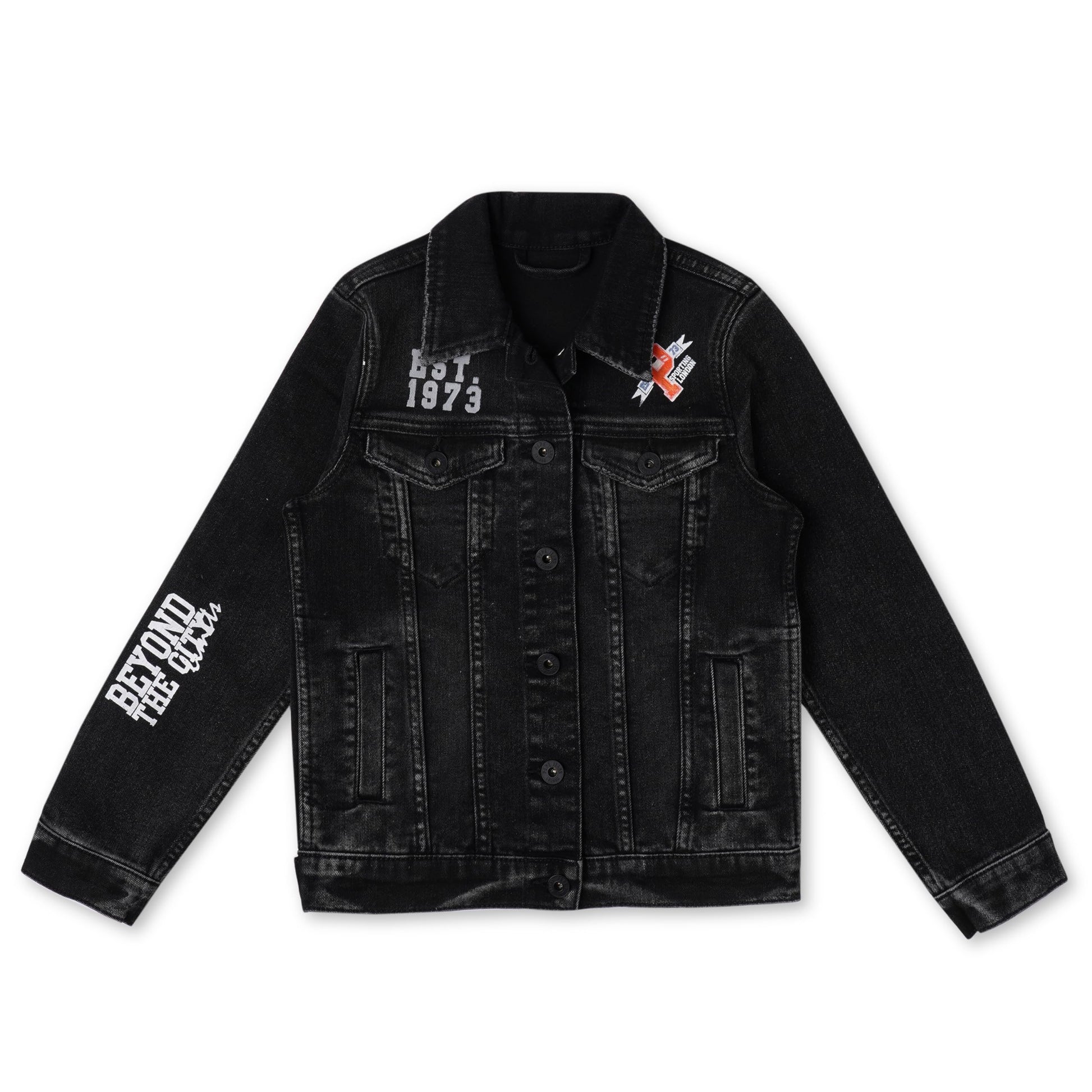 Pepe Jeans Boys Highness Regular Fit Jacket, Black Used,16
