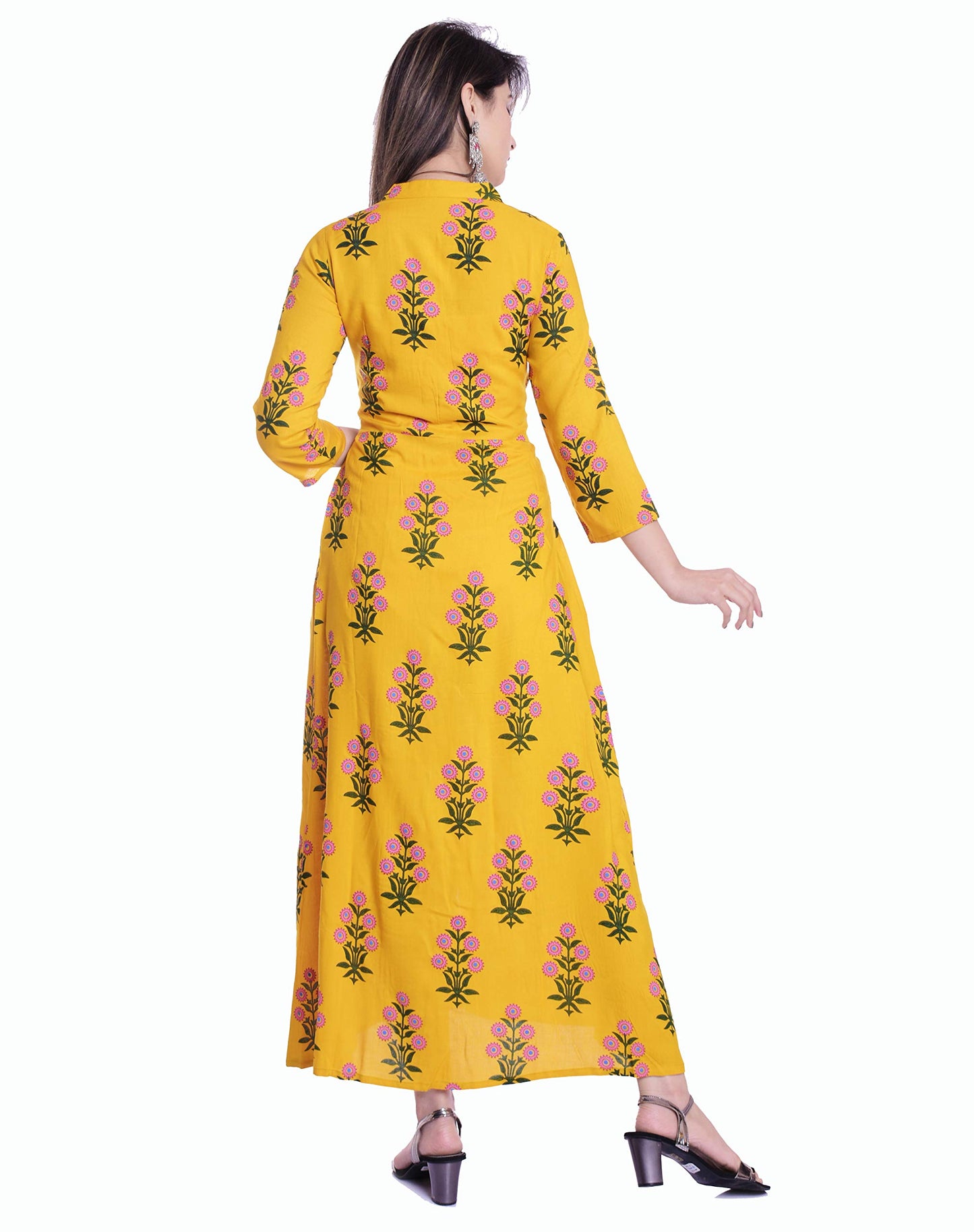 Stylum Women's Rayon Flared Kurta