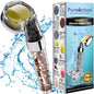 PureAction Vitamin C Shower Head with Hose & Replacement Filters - Hard Water Softener - Chlorine & Fluoride Filter - Water Puri