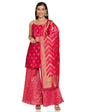 Ketch Polyester Womens Kurta&Sharara&Dupat (Khk3000517_Red
