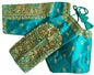 Vihu Fashion WomenS Flower Embroidery Sleeves Cut Work Readymade Saree Blouse