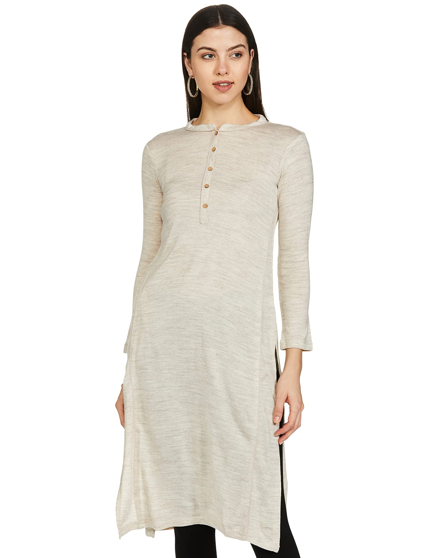Aurelia Women's Wool Straight Fit Kurta