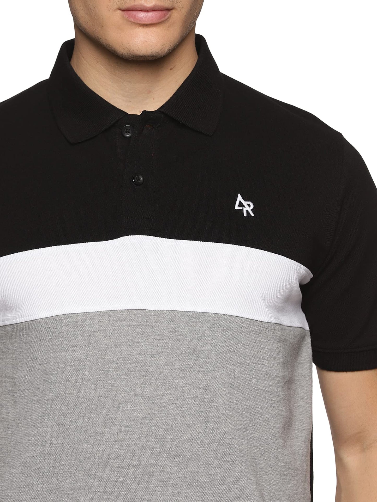 ADRO Premium Polo T-Shirt for Men (PN23-S1-BLWHGR-GR_Grey)