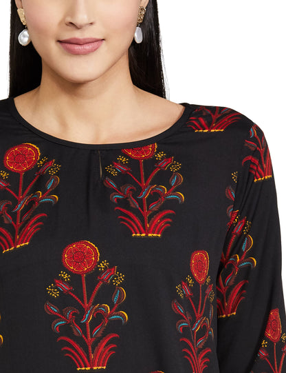 GoSriKi Women Crepe Kurta