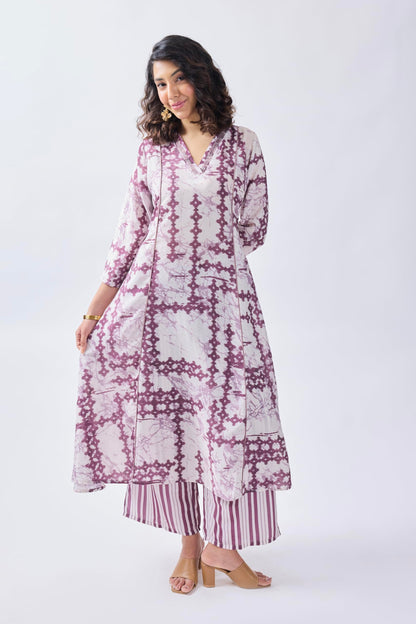 Toochki Co Ord Set for Women | Two Piece | Western | Latest | Flared | Off White (TKCBL-RY-321-OW-CDA $Parent)