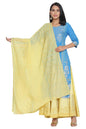 Aurelia Polyester Women Gold Foil Print Dupatta, Free Size