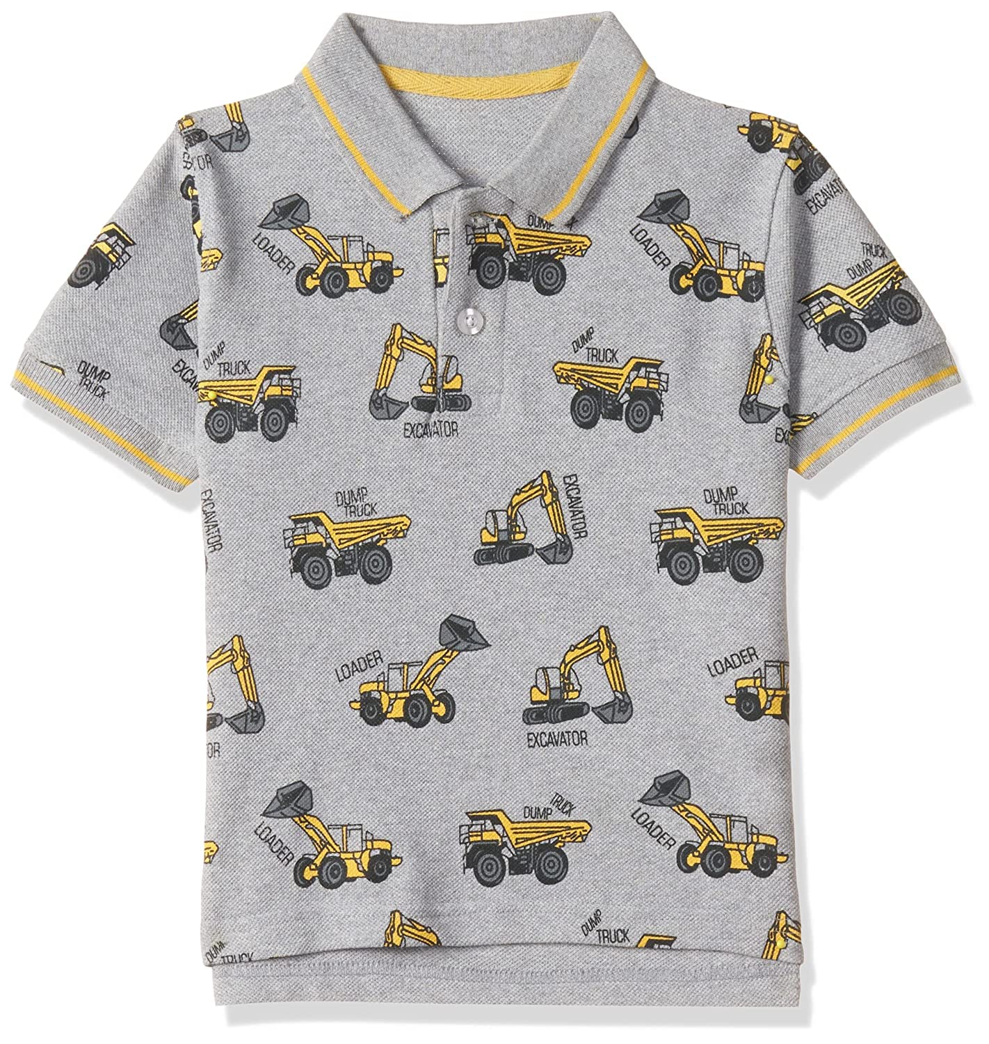 T2F Boys Cotton Regular Fit T-Shirt Grey