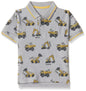 T2F Boys Cotton Regular Fit T-Shirt Grey