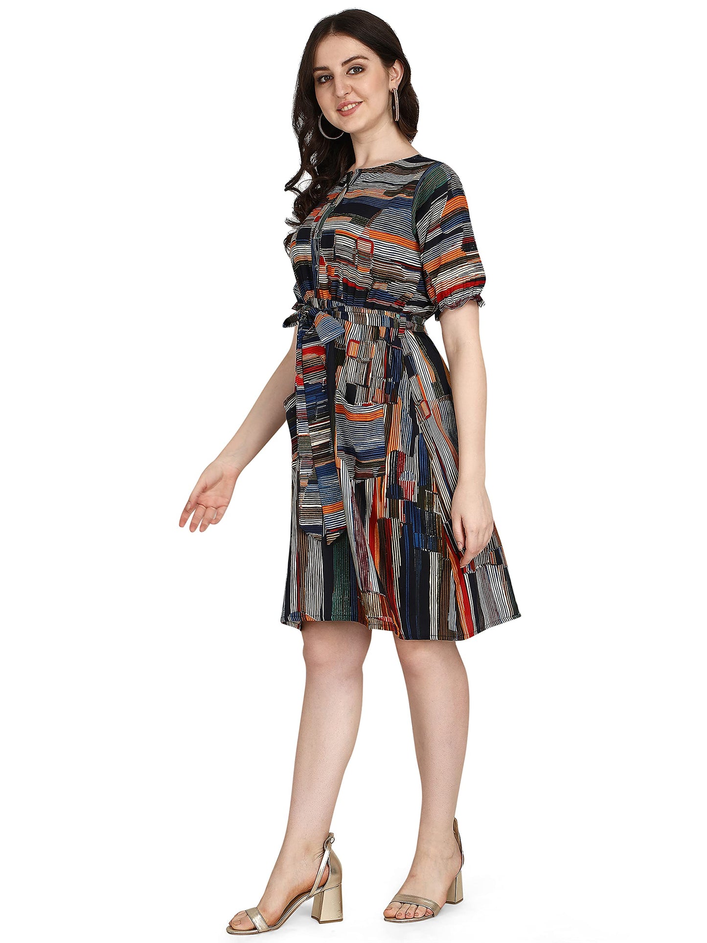 Om Sai Latest Creation Rayon Printed Fully Stitched Straight Kurti For Women & Girls On Jeans Palazzo Or Skirt (Plus Size Upto 2