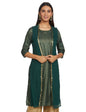 Aurelia Women's Polyester Kurta Knee-Length Suit-Dress Set