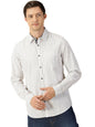 Thomas Scott Mens 100% Cotton Slim Fit Full Sleeves Spread Collar Solid Casual Shirt Green