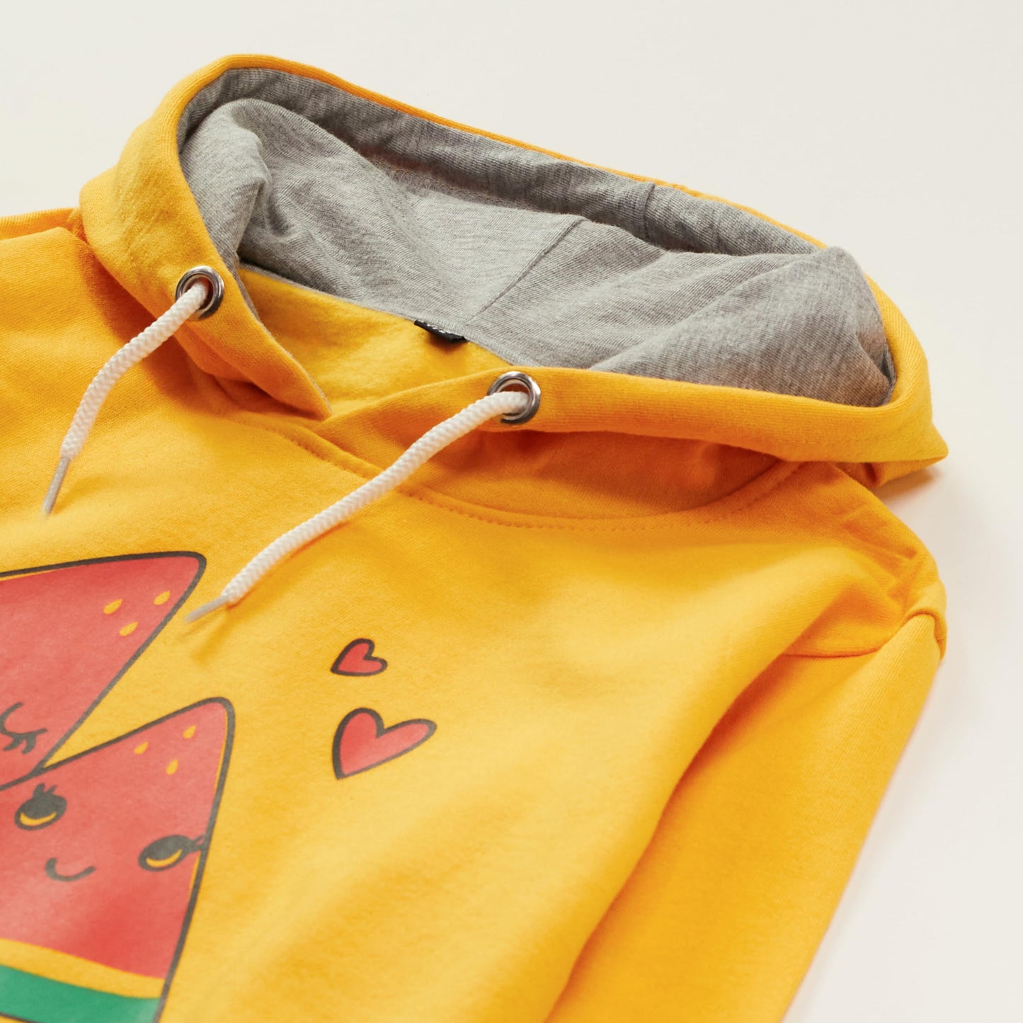 T2F Girls Cotton Hooded Neck Sweatshirt