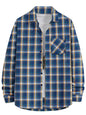 Noble Monk MenS Regular Long Sleeve Cotton Check Shirt | Casual Shirt With Spread Collar