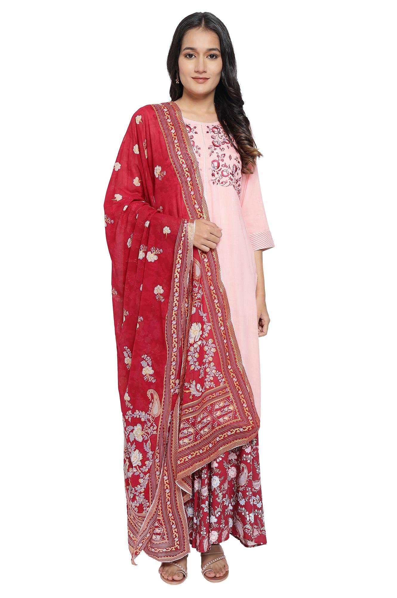 Aurelia Womens Kurta, Cullote & Dupatta