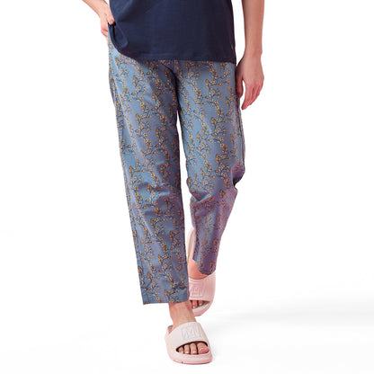 Enamor E7A1 Combed Cotton Printed Mid-Rise Relaxed Fit Hangout Shorts