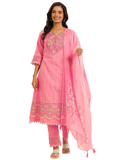Libas WomenS Cotton Blend Kurta Set (99788