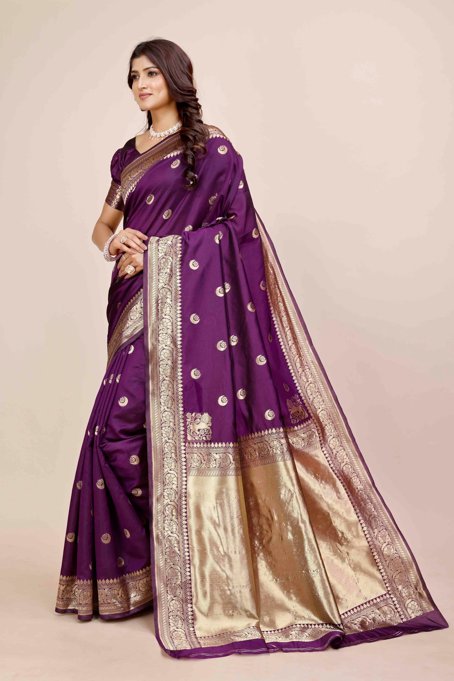Shasmi Womens Banarasi Saree Pure Kanjivaram Silk Saree Soft new ladies 2025 Design Wear Pattu Sarees Latest Party Sari collect