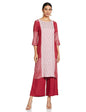 Pink Printed Kurta-Palazzo Set