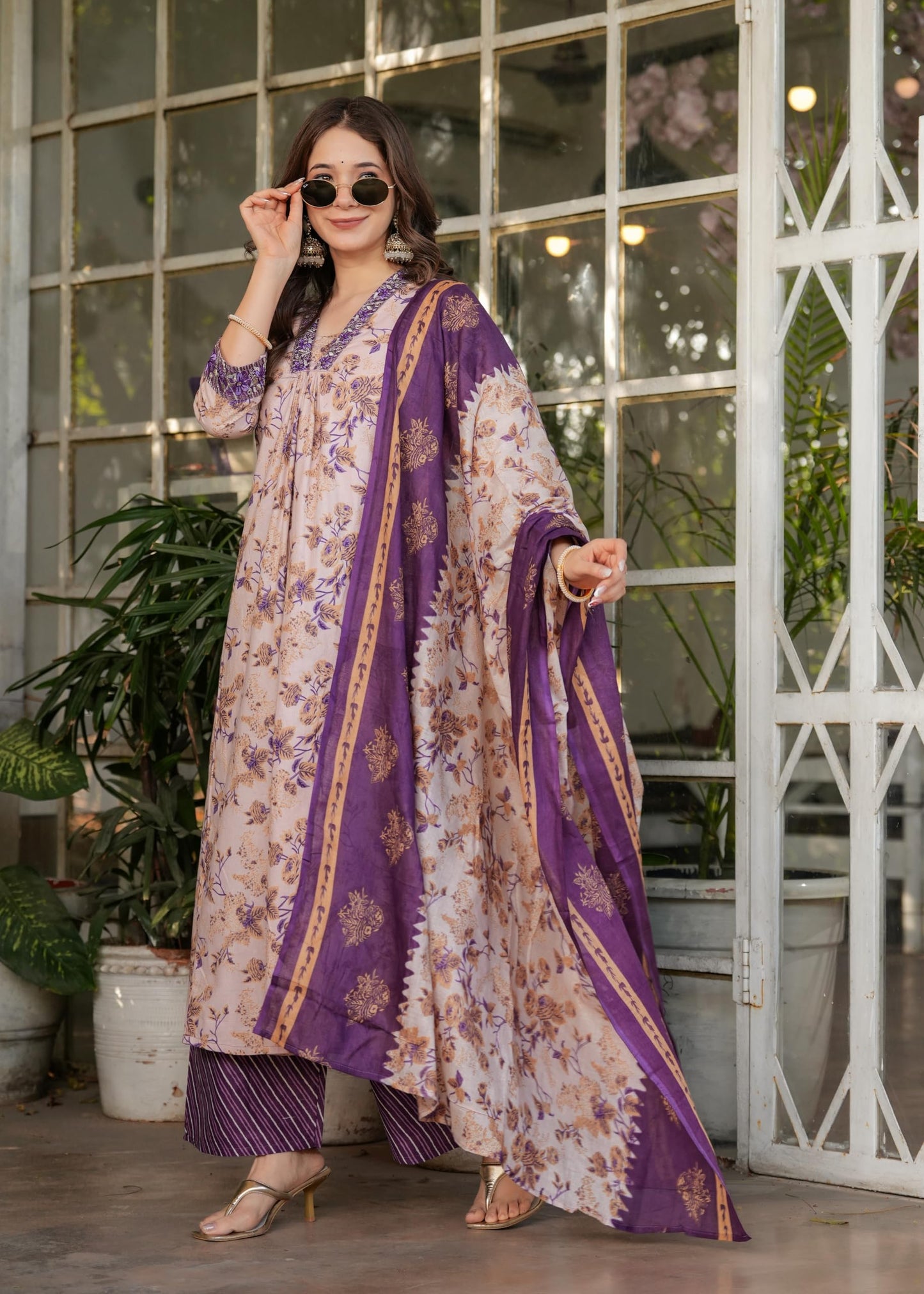 Wedani Cotton Printed Kurta Set for Women