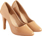 Shoetopia Womens/Girls Tan Solid Stiletto Pumps