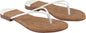 Shoetopia Womens White Stylish Trending Flats-Eu38