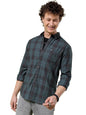 The Indian Garage Co Mens Slim Fit Shirt (0923-SHCHYD-17-01_Green